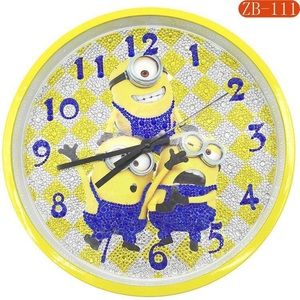 Despicable Me Minions Crystal Diamond Painting Wall Clock